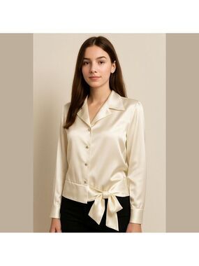 Vintage Elegant Blouse Jeffrey and Dara Evenings Tom Barra Shirt